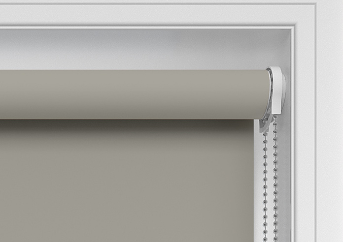 Trinity (Blackout), Oyster Grey - Twist&Fit Roller Blind - Image 11